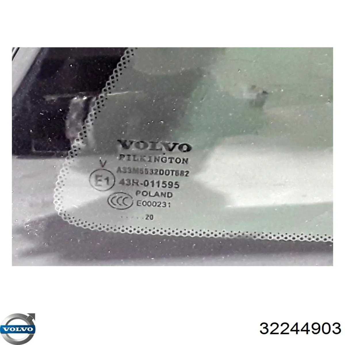 Стукло багажника, правое Volvo 32244903 цена, от 158.36 USD