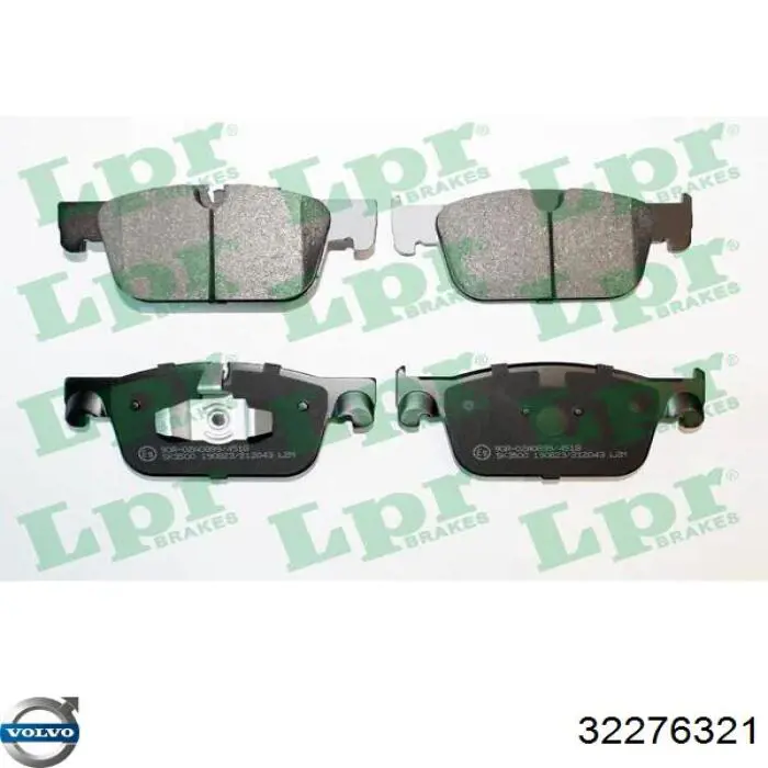 Тормозные колодки Volvo 32276321