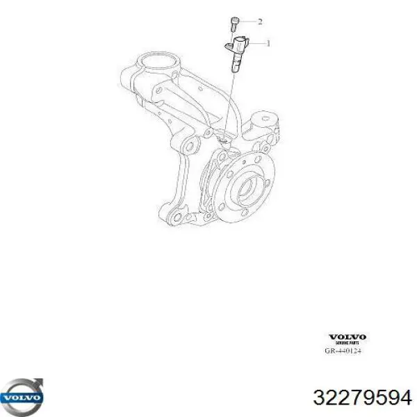 Sensor dianteiro de ABS 32164 ABS
