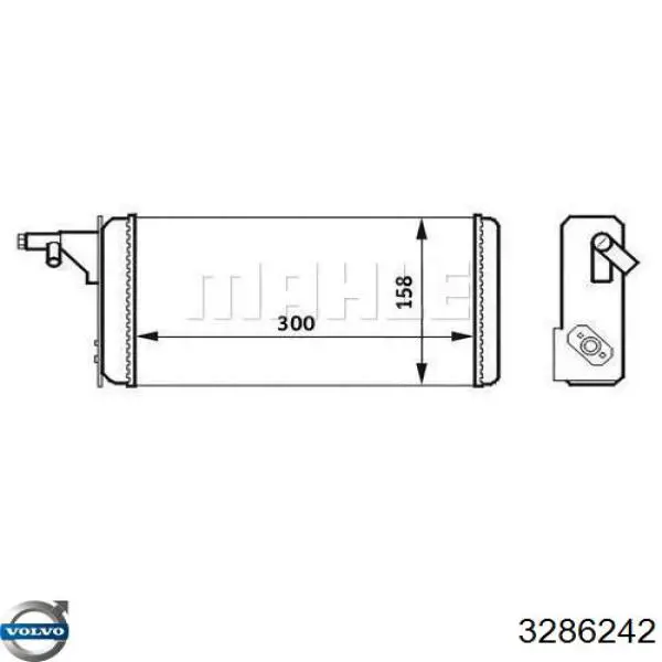 3294457 Volvo Клипса педали троса сцепления
