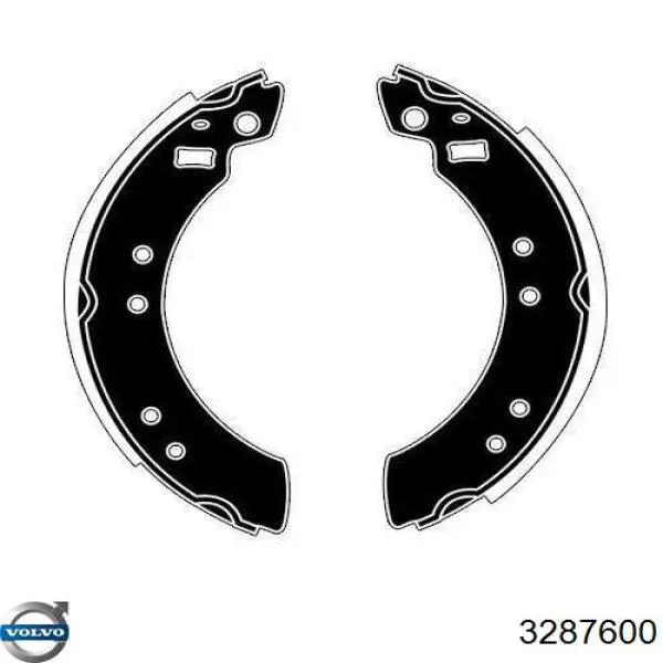 Тормоза рабочие задние ножные и тормозные барабаны Volvo 3287600 цена, от 16.22 USD