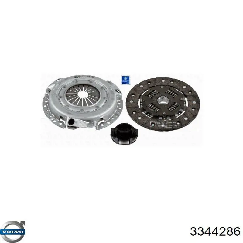 Комплект сцепления (3 части) Volvo 3344286 цена, от 82.23 USD