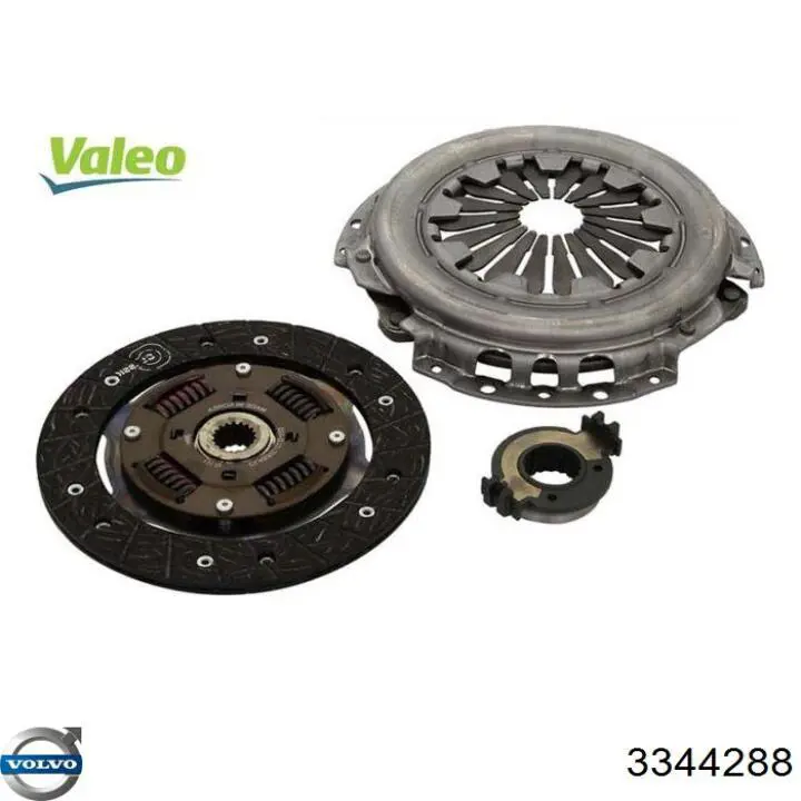 Комплект сцепления (3 части) Volvo 3344288 цена, от 85.14 USD