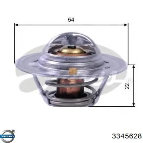 Купить 3345628 Volvo Автомобильный термостат
