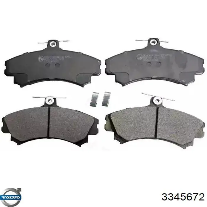 3345672 Volvo Колодки передние