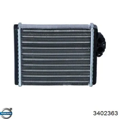 3402363 Volvo Радиатор отопителя салона