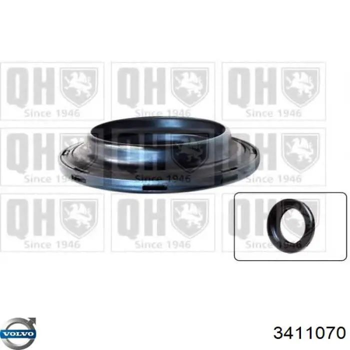 Подшипник опорный амортизатора, переднего Volvo 3411070 цена, от 8.82 USD