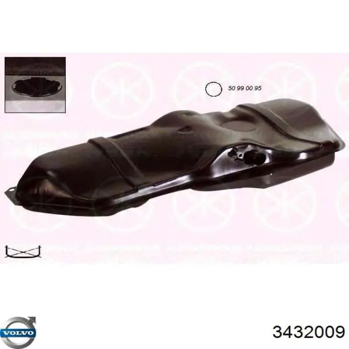 3432009 Volvo Прокладка стабильзатора заднего