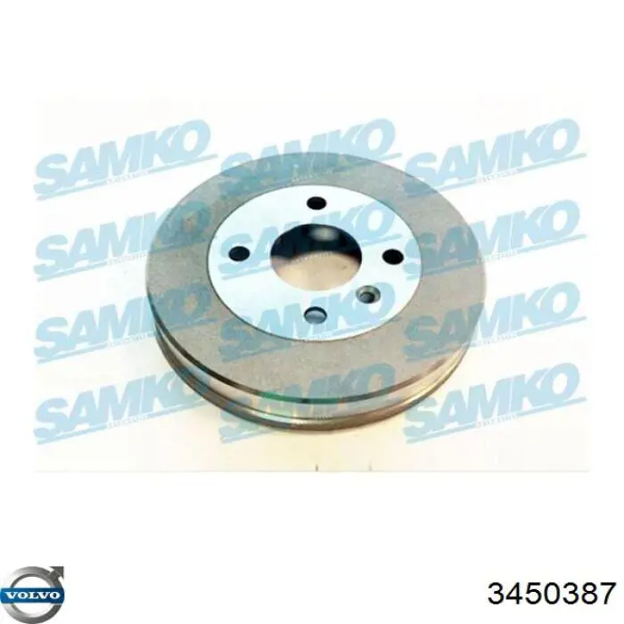 Тормозной барабан 3450387 Volvo