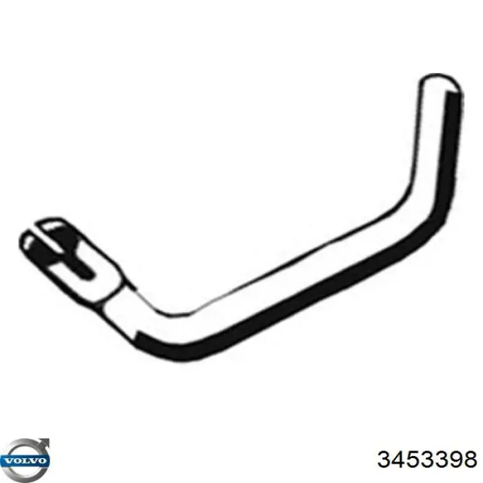 3453398 Volvo Штаны глушителя передние