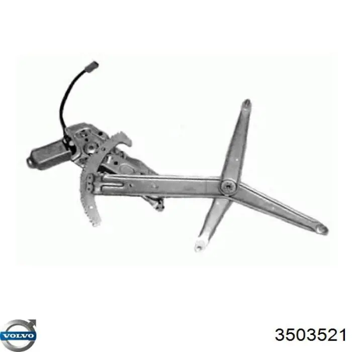  Стеклоподъемник передней правой двери Volvo 740 