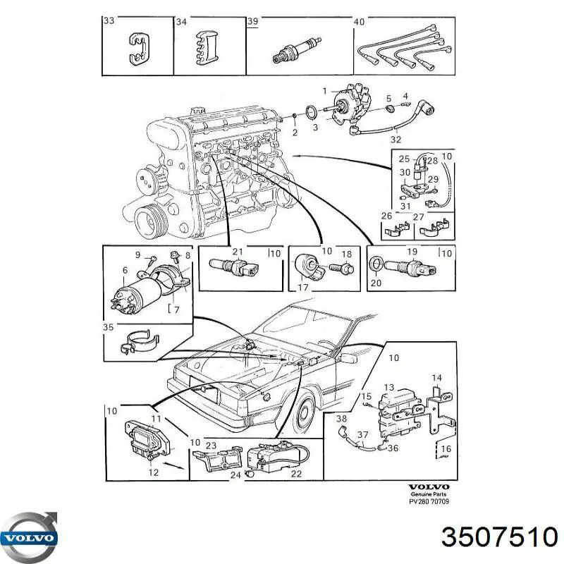  Volvo 3507510 цена, от 122.93 USD