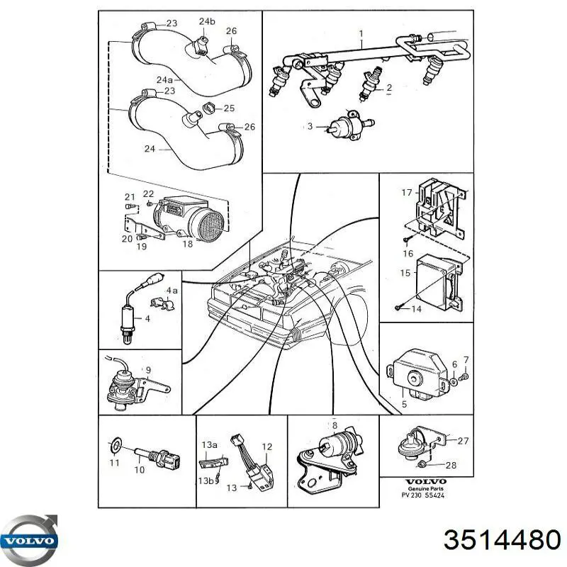 Купить 3514480 Volvo 