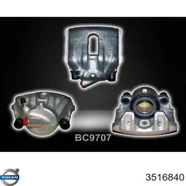 Суппорт тормозной передний левый 8602498 Volvo
