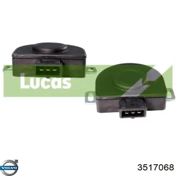 Датчик дроссельной заслонки  Volvo 3517068 цена, от 30.80 USD