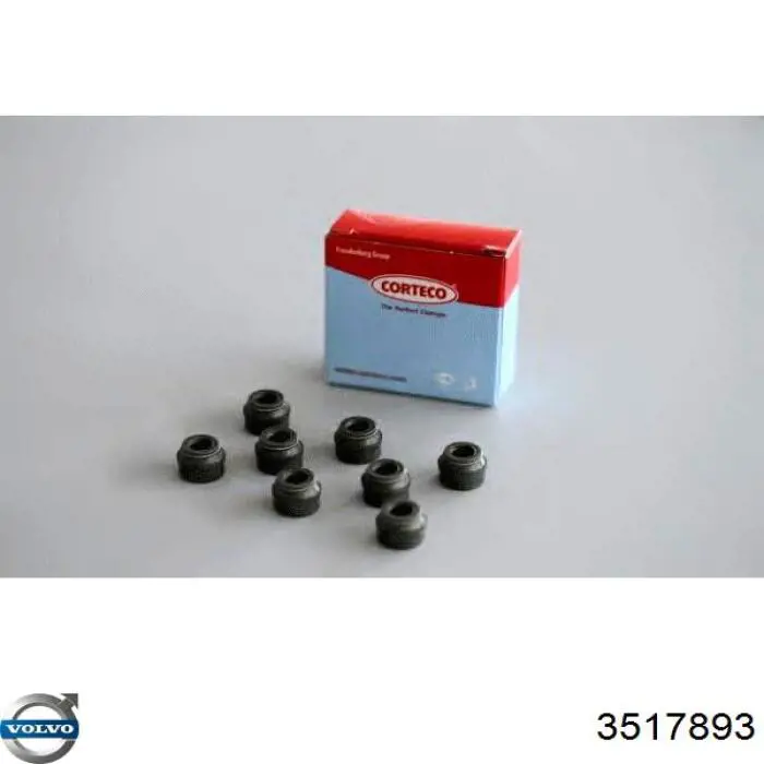 Маслосъемный сальник клапана впуск/выпуск Volvo 3517893 цена, от 0.56 USD