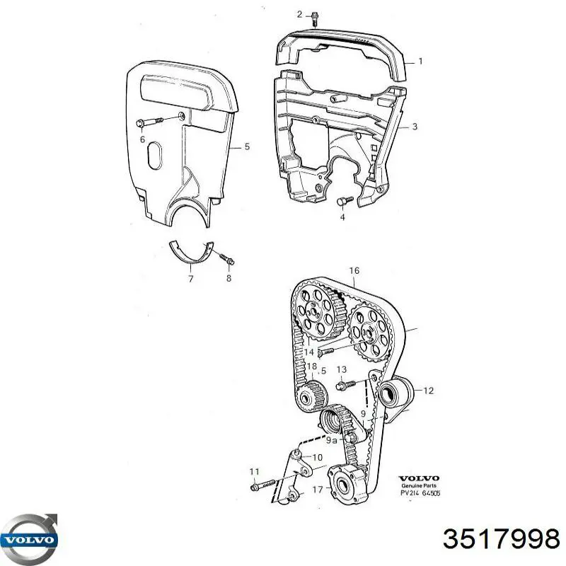  Volvo 3517998 цена, от 112.87 USD