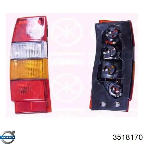 Купить Задний фонарь Вольво 740  744