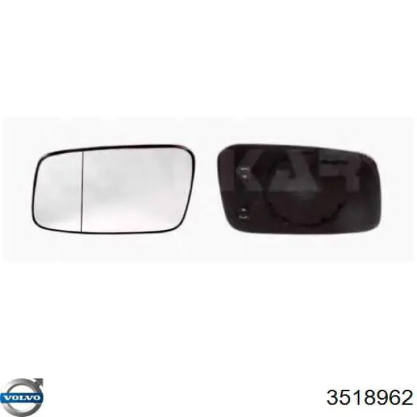 Купить 3518962 Volvo Стекло правого зеркала заднего вида