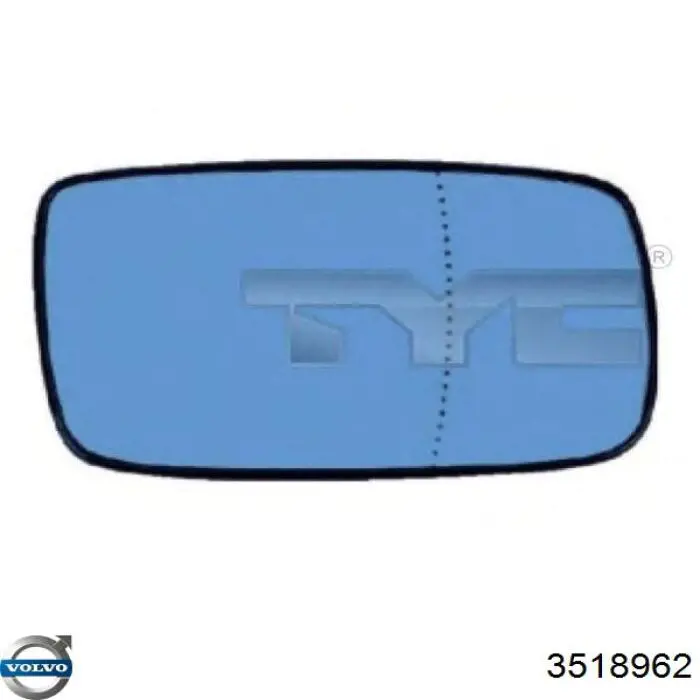 Стекло зеркала заднего вида, правого Volvo 9447750 цена, от 18.47 USD