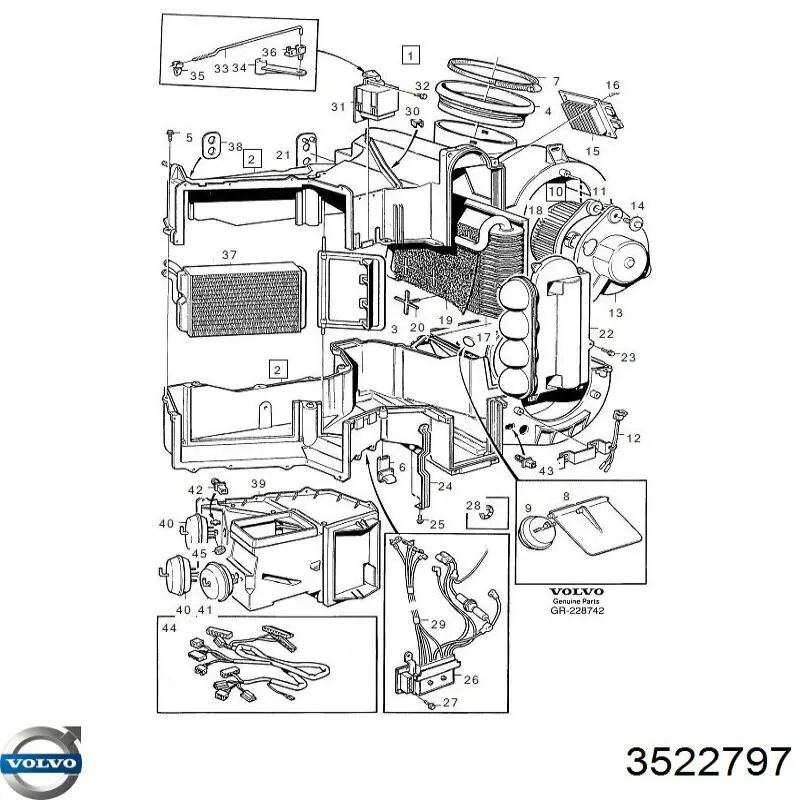  Volvo 3522797 цена, от 226.03 USD