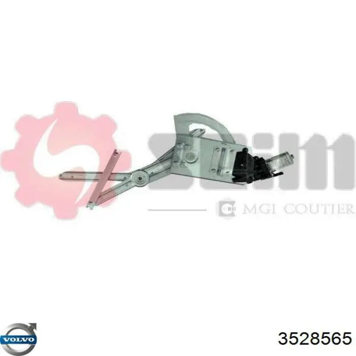 Механизм стеклоподъемника водительской двери Volvo 940 седан (944) (1990 - 1994) цена, от 104.44 USD