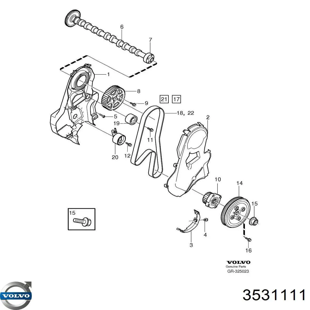  Volvo 3531111 цена, от 2.53 USD