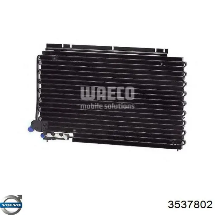 Радиатор кондиционера 3537802 Volvo