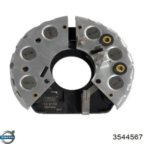 3544567 Volvo Выпрямитель генератора