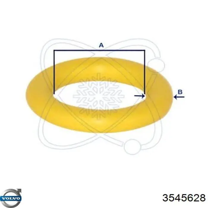 64500141232 BMW anel de tubo de admissão do silenciador