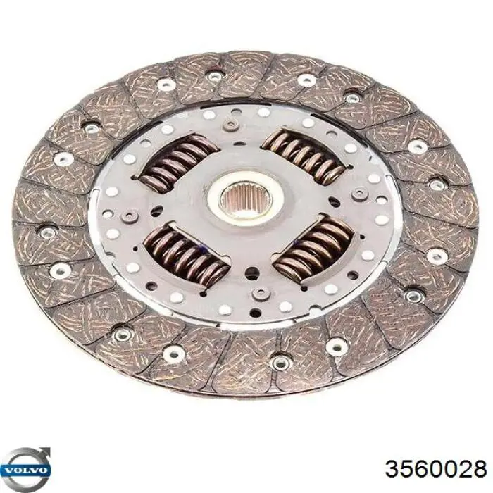 3560028 Volvo Диск сцепления ведомый