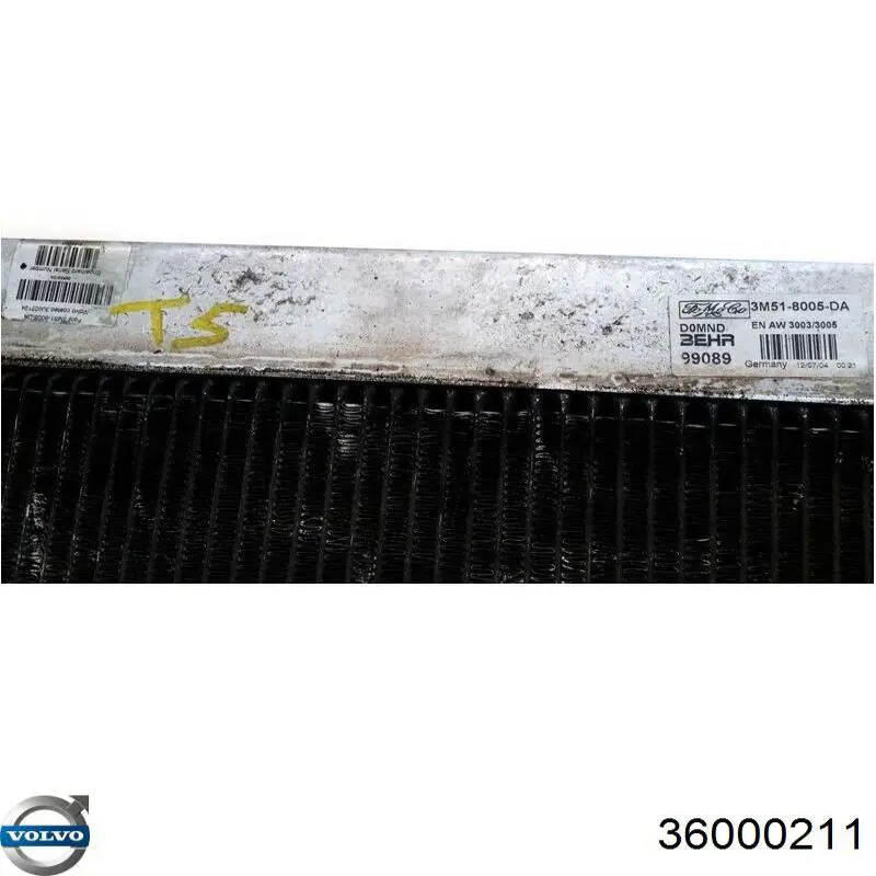 Радиатор охлаждения двигателя Volvo 36000211 цена, от 160.73 USD