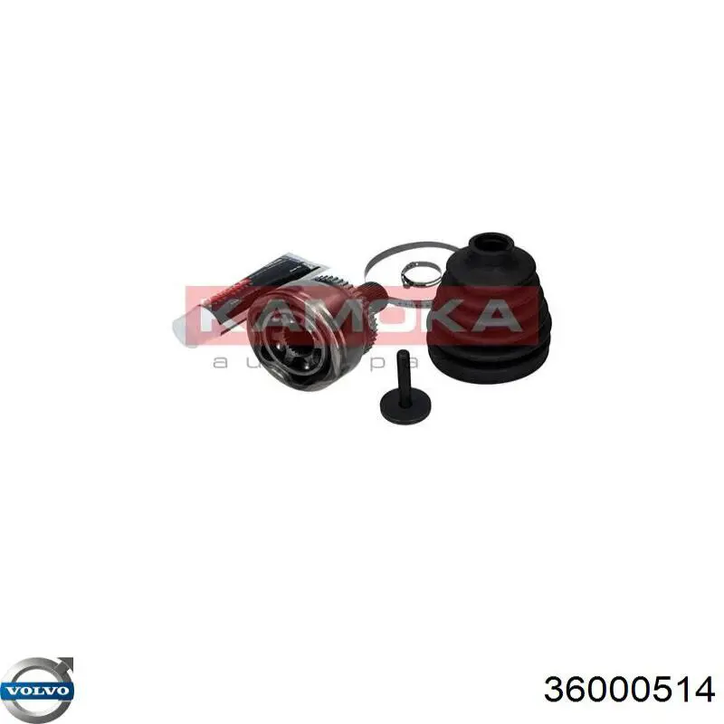 36000514 Volvo Полуось передняя, правая