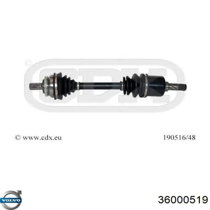 Купить 8252034 Volvo Привод в сборе левый