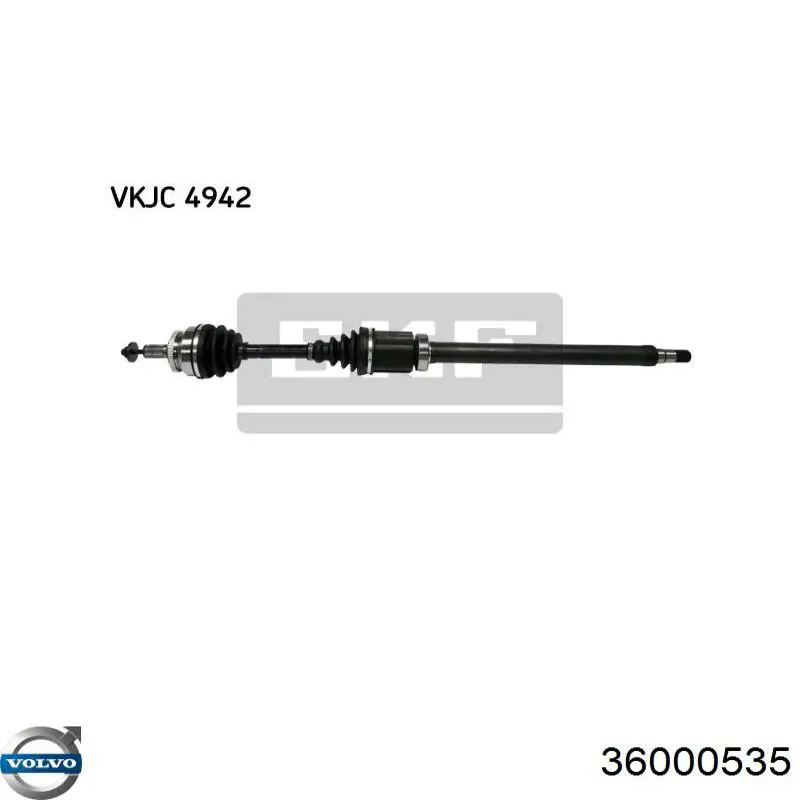 Привод передний правый Volvo 36000535 цена, от 912.13 USD