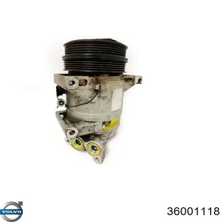Компрессор кондиционера 36001118 Volvo