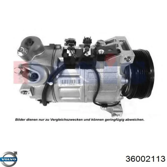 36002113 Volvo Компрессор хладагента