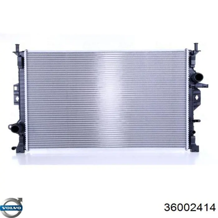 Радиатор охлаждения двигателя Volvo 36002414 цена, от 85.47 USD