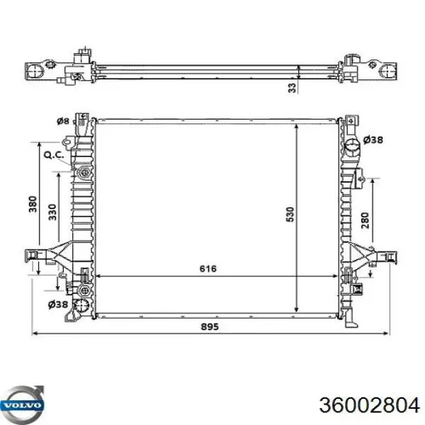 36002804 Volvo 