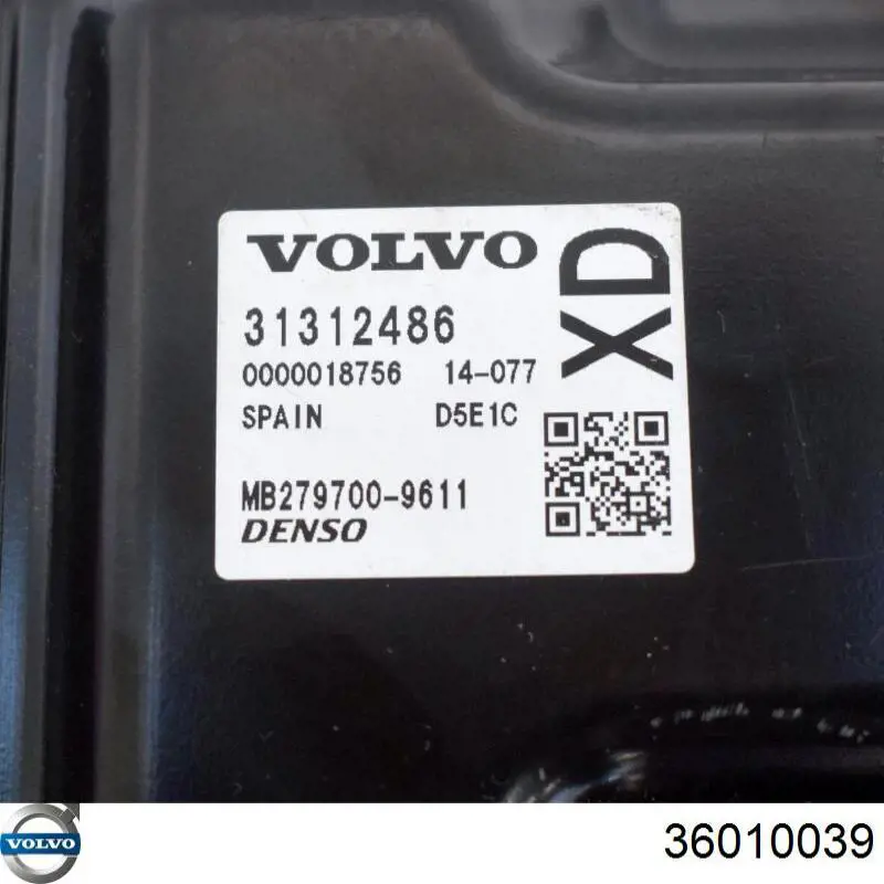 Блок управления двигателем 36010039 Volvo