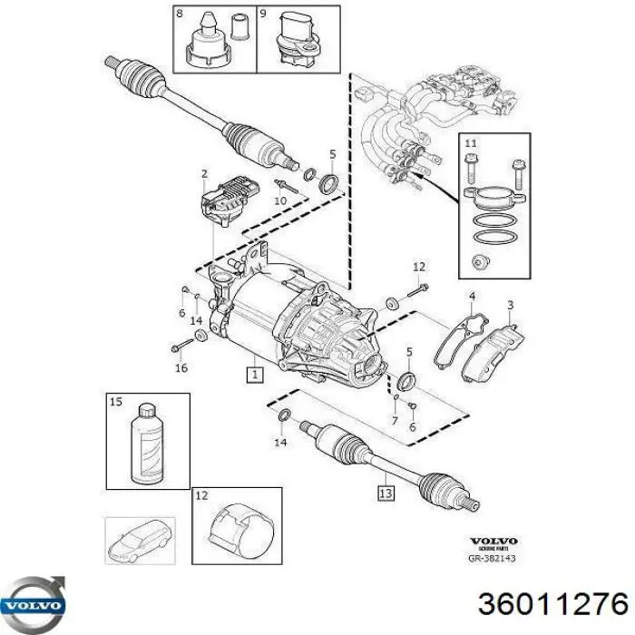  Volvo 36011276 цена, от 15484.67 USD