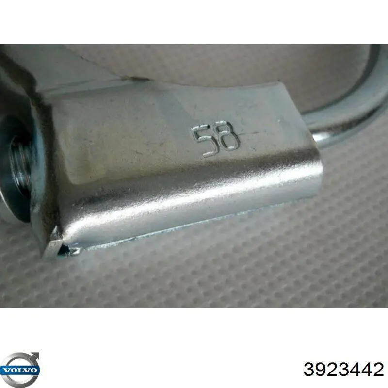 Хомут крепления глушителя задний Volvo 3923442 цена, от 1.30 USD