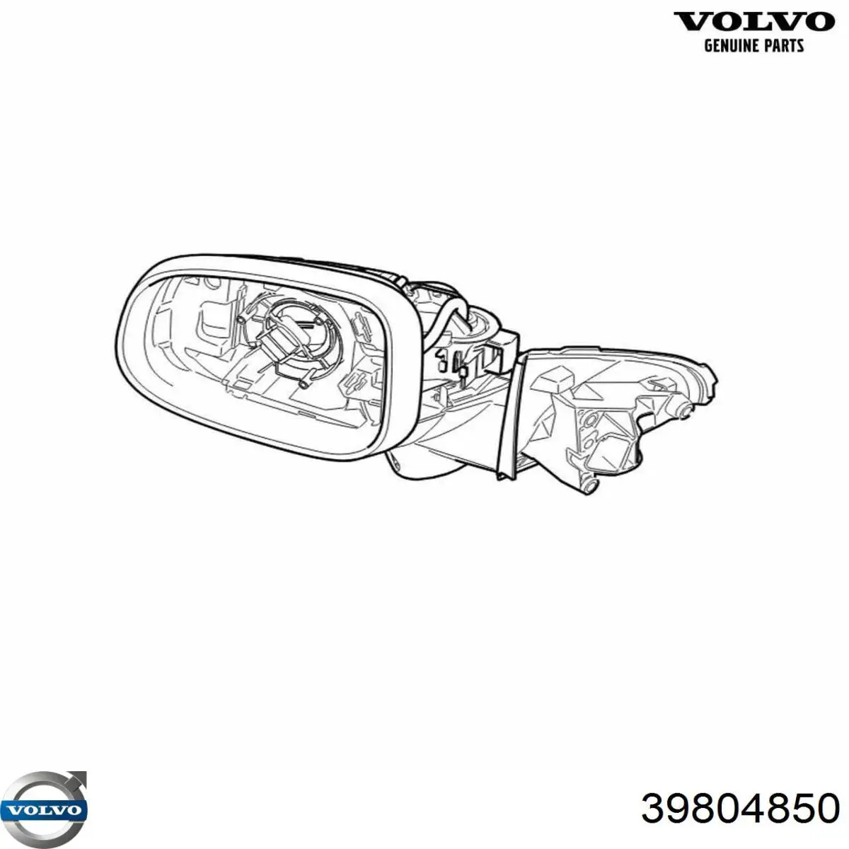 Накладка правого бокового зеркала TYC 33800472 цена, от 26.66 USD