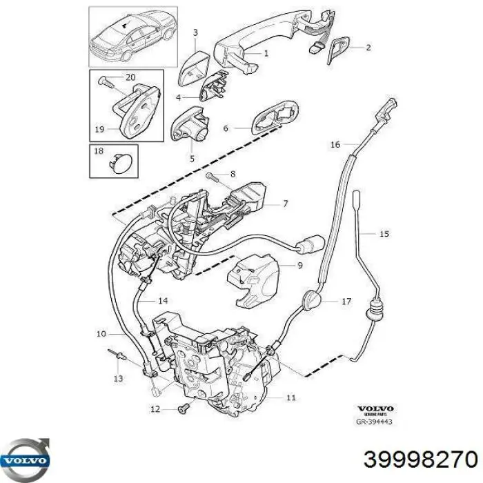 Купить 39998270 Volvo 