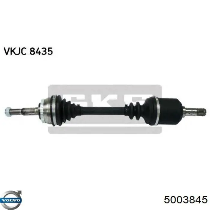 5003845 Volvo Полуось передняя левая