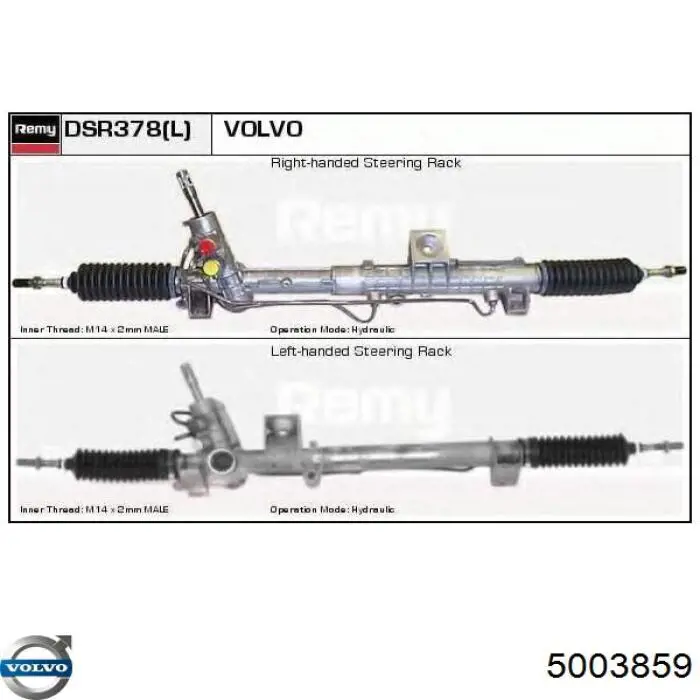 5003859 Volvo Управление рулевое в сборе
