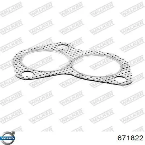 Прокладка глушителя 671822 Volvo