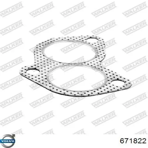 671822 Volvo Прокладка штанов