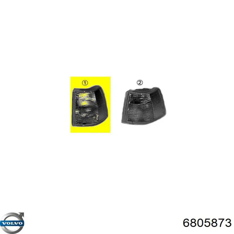 Купить 6805873 Volvo Поворотник левый
