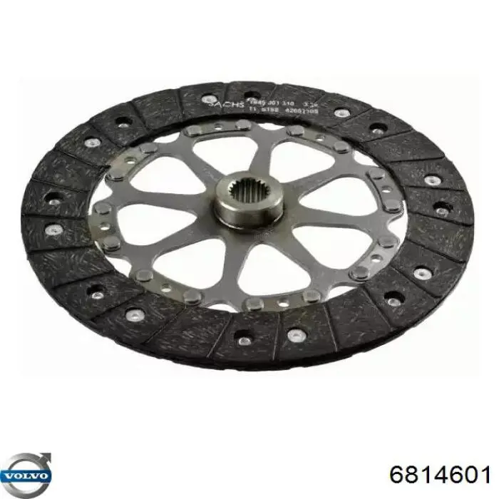  Диск сцепления Volvo 740 